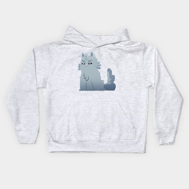 Cat. Kids Hoodie by scribblekisses